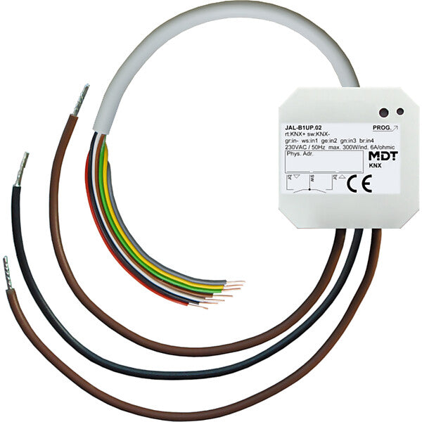 MDT technologies Jalousieaktor 1-fach 6A,230VAC,4Binäreing JAL-B1UP.02